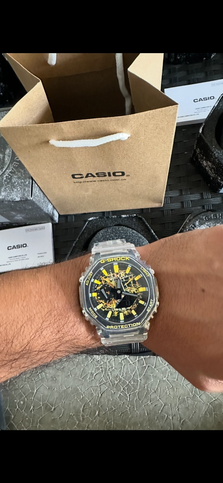 transparentfonddorport G-Shock Eclipse