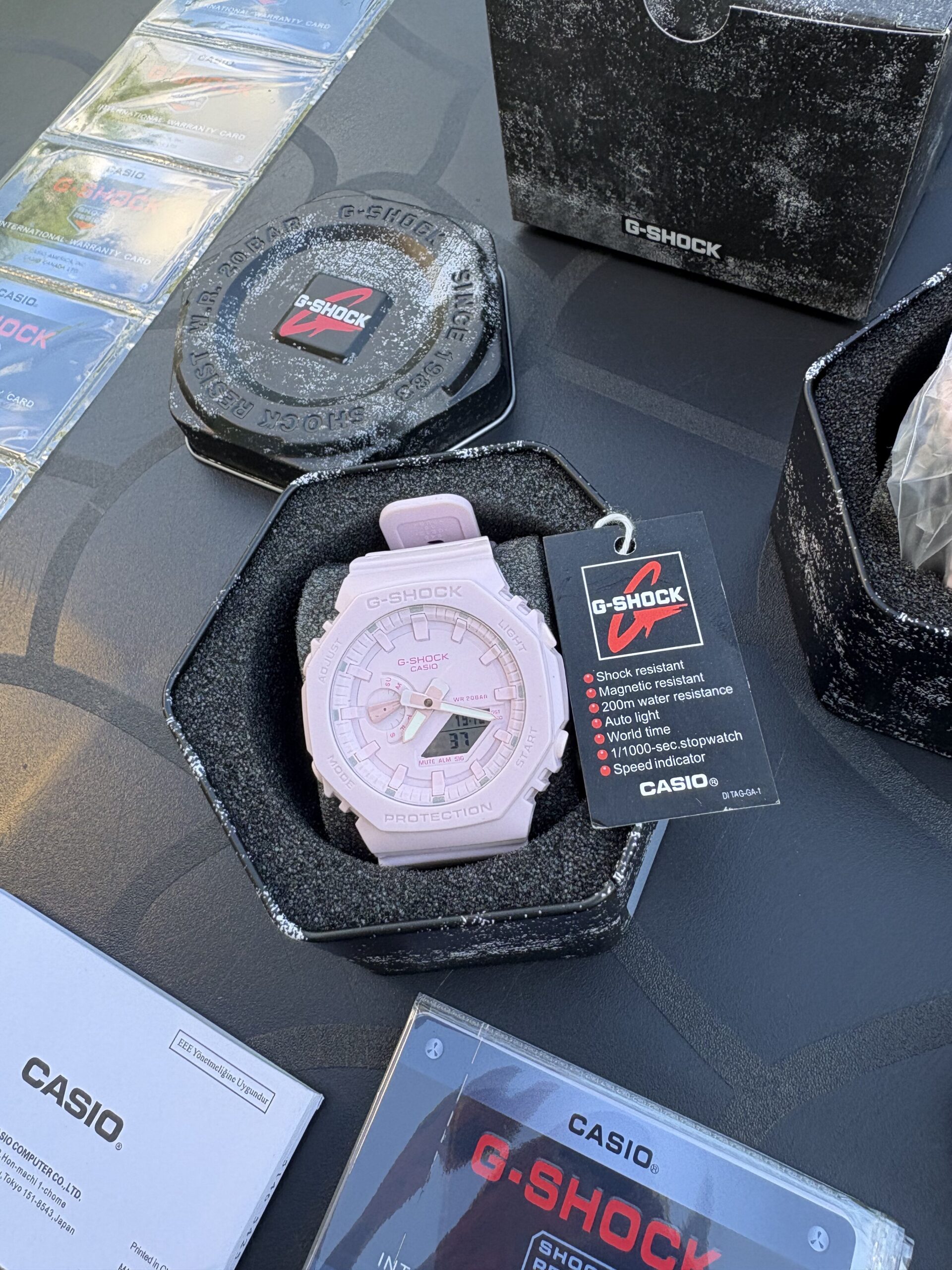rose fond rose packaging G-Shock Blossom